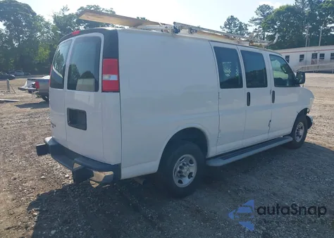 2022 Chevrolet Express Cargo Rwd 2500 Regular Wheelbase Wt из США, поврежденный, VIN 1GCWGAF75N1203256